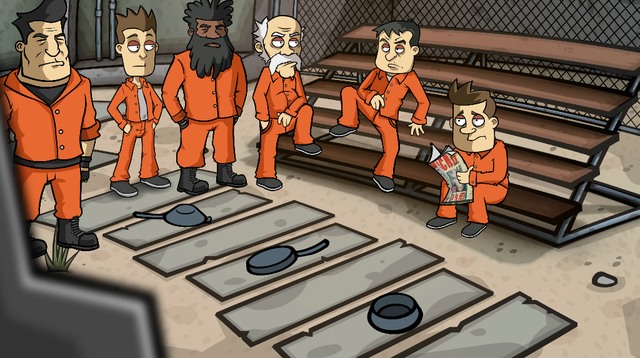 The correct position of the dishes. - Get a magazine - Day 6 - Monday: You smoke? No thanks Im trying to quit - Randals Monday - Game Guide and Walkthrough