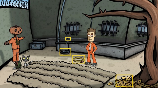 Take again some of the dry leaves (throw them into the through under the faucet and fire by using the match - Get the fertilizer - Day 6 - Monday: You smoke? No thanks Im trying to quit - Randals Monday - Game Guide and Walkthrough