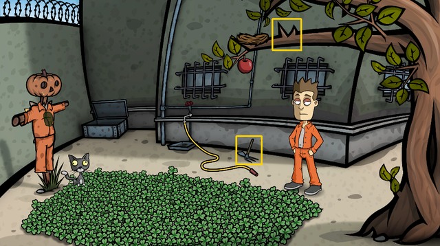 Go to the left - Get pink bismuth - Day 6 - Monday: You smoke? No thanks Im trying to quit - Randals Monday - Game Guide and Walkthrough