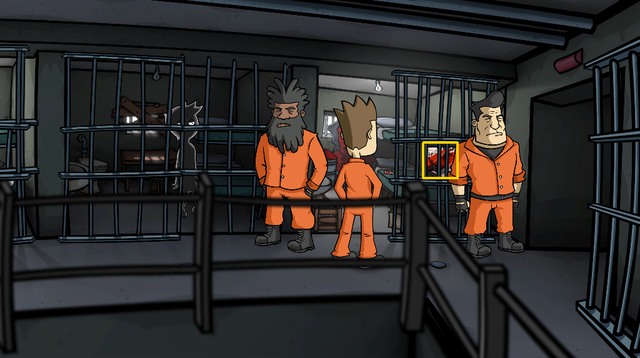 With your homemade bomb go to your cell and use this bomb with the poster - Make a bomb and escape from the prison - Day 6 - Monday: You smoke? No thanks Im trying to quit - Randals Monday - Game Guide and Walkthrough