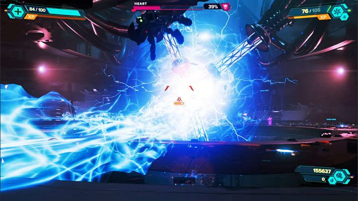 Once the nodes are destroyed, the more difficult phase of the battle will start - Ratchet & Clank Rift Apart: Emperor Nefarious, the final boss - how to defeat him? - Bosses - Ratchet & Clank Rift Apart Guide