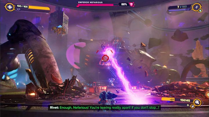 3 - Ratchet & Clank Rift Apart: Emperor Nefarious, the final boss - how to defeat him? - Bosses - Ratchet & Clank Rift Apart Guide