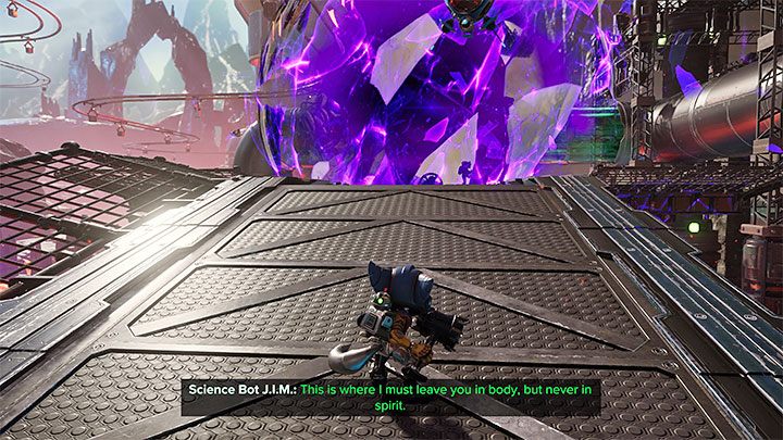 J - Ratchet & Clank Rift Apart: Repairing the anomaly and getting to the drill - walkthrough - Blizar Prime - Ratchet & Clank Rift Apart Guide