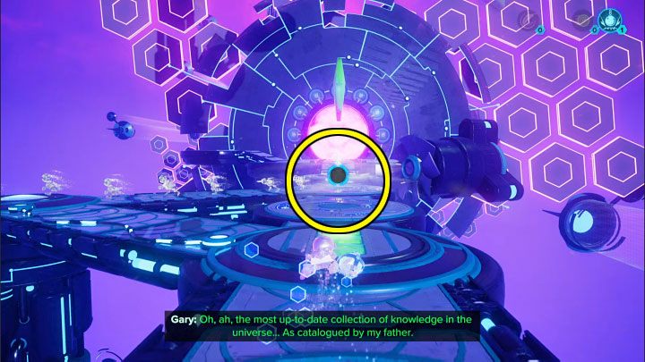 Return near the starting point with the second heavy sphere - Ratchet & Clank Rift Apart: Repairing the anomaly and getting to the drill - walkthrough - Blizar Prime - Ratchet & Clank Rift Apart Guide