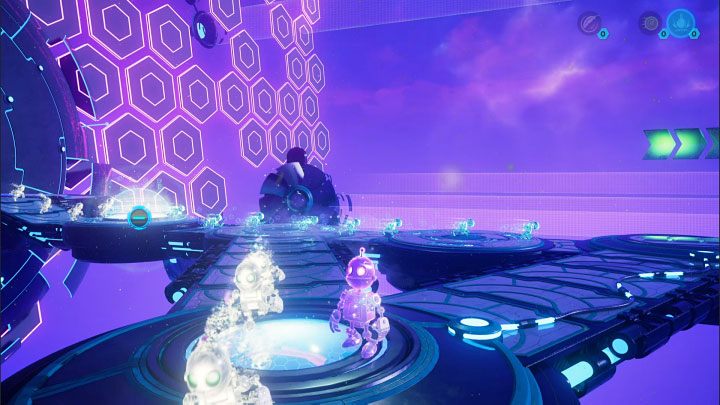 Now steer Clank to the pressure plate located on the left - Ratchet & Clank Rift Apart: Repairing the anomaly and getting to the drill - walkthrough - Blizar Prime - Ratchet & Clank Rift Apart Guide