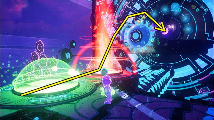If you have followed all the steps correctly, the projections should - Ratchet & Clank Rift Apart: Repairing the anomaly and getting to the drill - walkthrough - Blizar Prime - Ratchet & Clank Rift Apart Guide