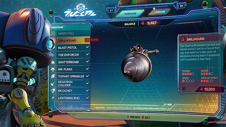 Drillhound costs 10000 bolts - Ratchet & Clank Rift Apart: Weapons - List - Basics - Ratchet & Clank Rift Apart Guide