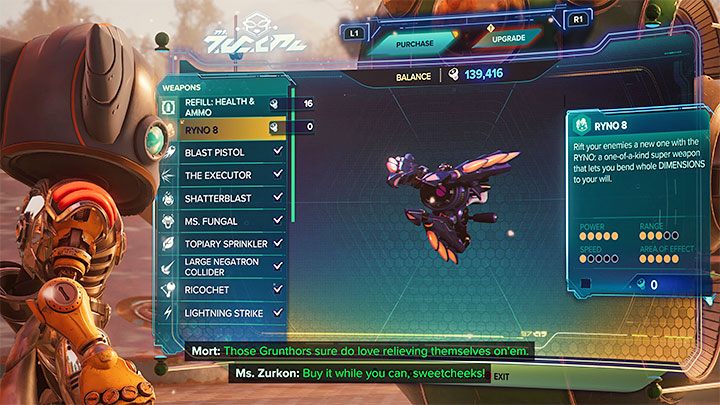TheRYNO is a unique weapon - Ratchet & Clank Rift Apart: Weapons - List - Basics - Ratchet & Clank Rift Apart Guide