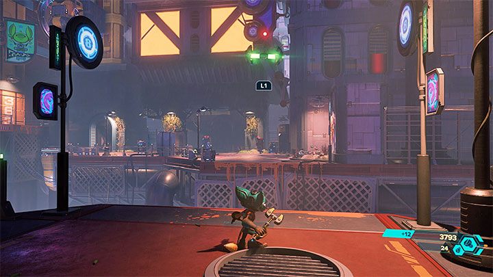 You must start by defeating a group of robots that have appeared inside the club - Ratchet & Clank Rift Apart: Club Nefarious - walkthrough - Nefarious City - Ratchet & Clank Rift Apart Guide