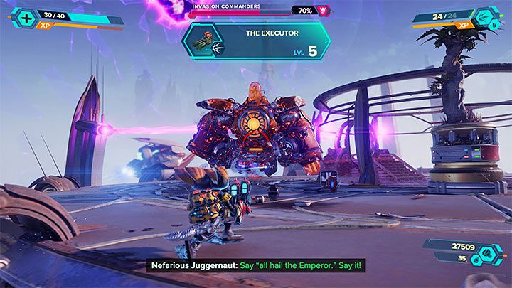 Gaining XP for weapons is done independently of accumulating hero XP - the two are not connected in any way - Ratchet & Clank Rift Apart: XP - how to earn it? - FAQ - Ratchet & Clank Rift Apart Guide