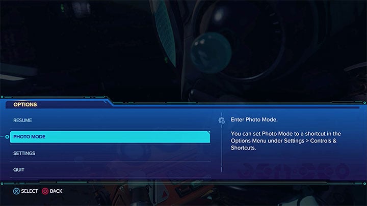 Photo mode is available at any time during the game - Ratchet & Clank Rift Apart: Photo mode - Annex - Ratchet & Clank Rift Apart Guide