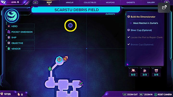 3 - Ratchet & Clank Rift Apart: RYNO, the ultimate weapon - Spyobots list - Secrets and Collectibles - Ratchet & Clank Rift Apart Guide