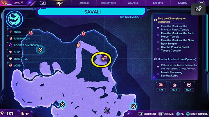 5 - Ratchet & Clank Rift Apart: RYNO, the ultimate weapon - Spyobots list - Secrets and Collectibles - Ratchet & Clank Rift Apart Guide