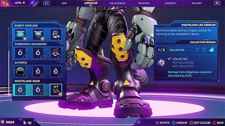 For delivering 3 Lorbs to the monk, you will receive the Wasteland Gear Boots - Ratchet & Clank Rift Apart: Gaining Lombax Lore - walkthrough, shrines - Savali - Ratchet & Clank Rift Apart Guide