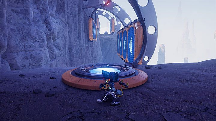 The shrine is in the southern part of the map - Ratchet & Clank Rift Apart: Gaining Lombax Lore - walkthrough, shrines - Savali - Ratchet & Clank Rift Apart Guide