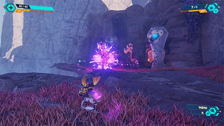 The shrine is in the southern part of the map, next to one of the Pocket Dimension (another category of secrets) - Ratchet & Clank Rift Apart: Gaining Lombax Lore - walkthrough, shrines - Savali - Ratchet & Clank Rift Apart Guide