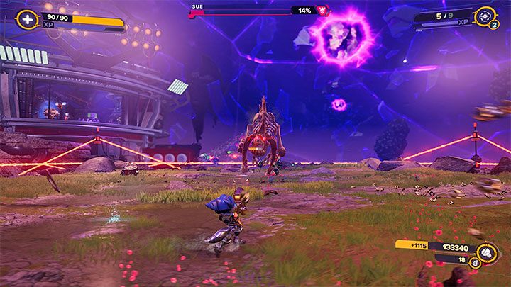 The second additional duel with the Undead Grunthor is optional - Ratchet & Clank Rift Apart: Sue, Scarstu Debris Field - how to defeat? - Bosses - Ratchet & Clank Rift Apart Guide