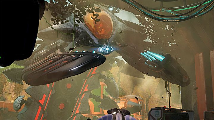 Seekerpede is a large mechanical myriapod that you will notice early on in your exploration of the surface of the planet Sargasso - Ratchet & Clank Rift Apart: Seekerpede, Sargasso - how to beat the boss? - Bosses - Ratchet & Clank Rift Apart Guide