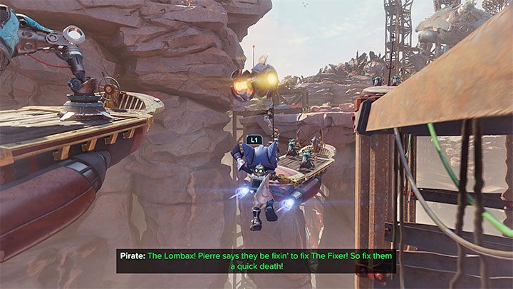 Once out of the pocket dimension, make use of the nearby hooks - Ratchet & Clank Rift Apart: Reboot the Fixer - walkthrough - Torren IV - Ratchet & Clank Rift Apart Guide