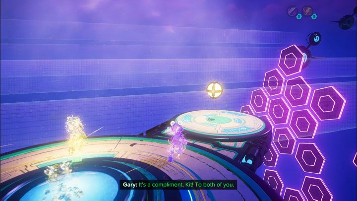 In the newly unlocked area, there is a second electrical sphere that you must pick up - Ratchet & Clank Rift Apart: Protecting Morts and freeing Seekerpede - walkthrough - Return to Sargasso - Ratchet & Clank Rift Apart Guide