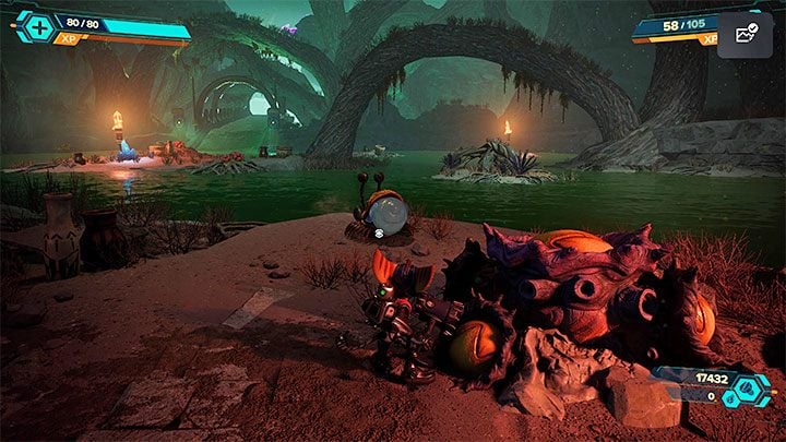 Soon, you will reach an area with a portal that will take Ratchet to a new dimension - Ratchet & Clank Rift Apart: Reaching the anomalies in the catacombs - walkthrough - Savali - return - Ratchet & Clank Rift Apart Guide