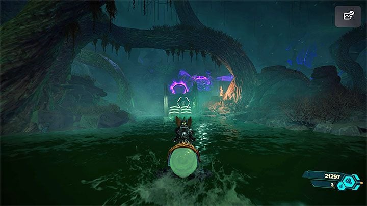 This part isn't complicated - Ratchet & Clank Rift Apart: Reaching the anomalies in the catacombs - walkthrough - Savali - return - Ratchet & Clank Rift Apart Guide