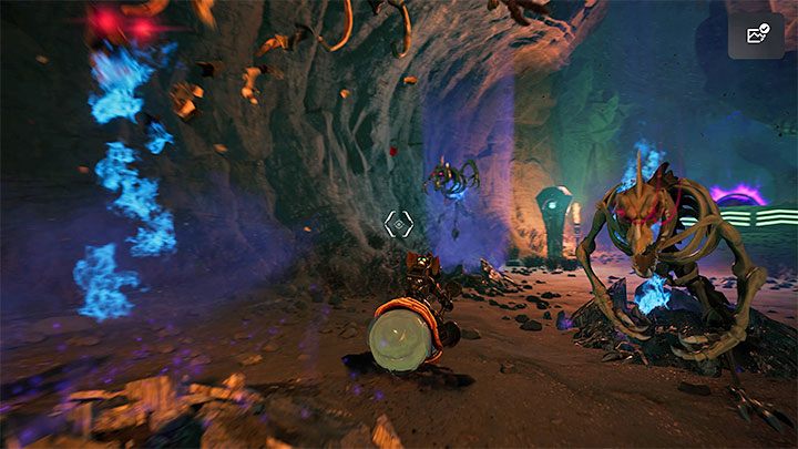 During the ride, you will encounter new undead enemies - Ratchet & Clank Rift Apart: Reaching the anomalies in the catacombs - walkthrough - Savali - return - Ratchet & Clank Rift Apart Guide