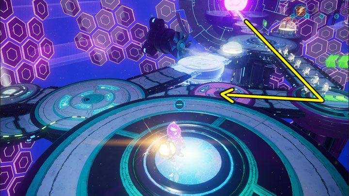 There is also a pressure plate on the shelf you took the electric sphere from - Ratchet & Clank Rift Apart: Reaching the anomalies in the catacombs - walkthrough - Savali - return - Ratchet & Clank Rift Apart Guide