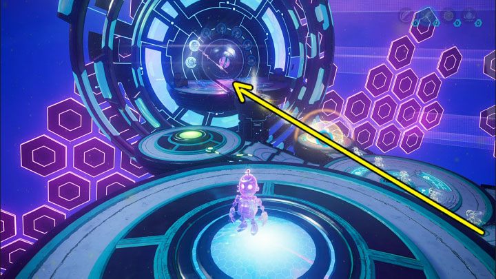 Remain on the pressure plate - Ratchet & Clank Rift Apart: Reaching the anomalies in the catacombs - walkthrough - Savali - return - Ratchet & Clank Rift Apart Guide