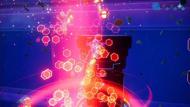 Now stand on the pressure plate from picture 1 to make the projections run in another direction - Ratchet & Clank Rift Apart: Reaching the anomalies in the catacombs - walkthrough - Savali - return - Ratchet & Clank Rift Apart Guide