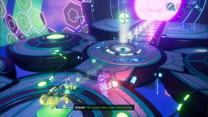 Along the way, take the first lift sphere from the bottom slot and the speed sphere from the starting area - Ratchet & Clank Rift Apart: Reaching the anomalies in the catacombs - walkthrough - Savali - return - Ratchet & Clank Rift Apart Guide