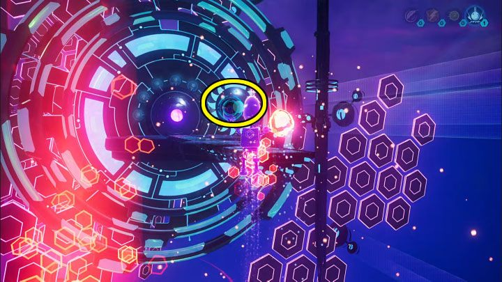 Take the side path towards the meta-terminal - Ratchet & Clank Rift Apart: Reaching the anomalies in the catacombs - walkthrough - Savali - return - Ratchet & Clank Rift Apart Guide