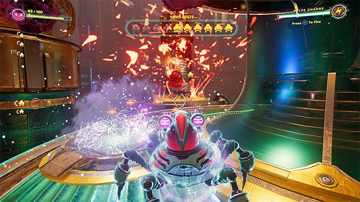 Glitch can move freely (including walking on walls and ceilings) - Ratchet & Clank Rift Apart: Trophies - List - Appendix - Ratchet & Clank Rift Apart Guide