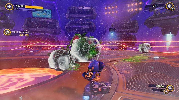 Hit opponents with ice shells to turn them into ice cubes - Ratchet & Clank Rift Apart: Trophies - List - Appendix - Ratchet & Clank Rift Apart Guide