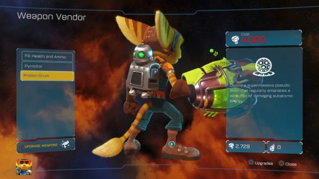 Two new weapons will appear in the store. - Ratchet & Clank: Planet Novalis - Walkthrough - Walkthrough - Ratchet and Clank Game Guide & Walkthrough