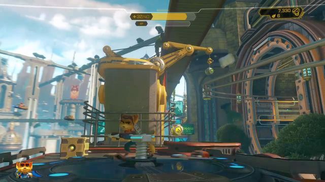 Use the mechanism to be able to continue your journey. - Ratchet & Clank: Planet Kerwan - Walkthrough - Walkthrough - Ratchet and Clank Game Guide & Walkthrough