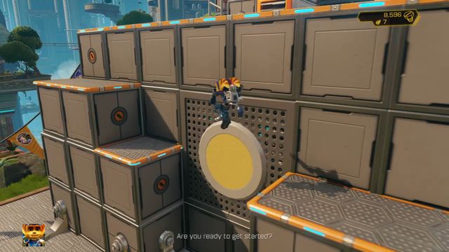 The beginning of the fitness course is trivial... - Ratchet & Clank: Planet Kerwan - Walkthrough - Walkthrough - Ratchet and Clank Game Guide & Walkthrough
