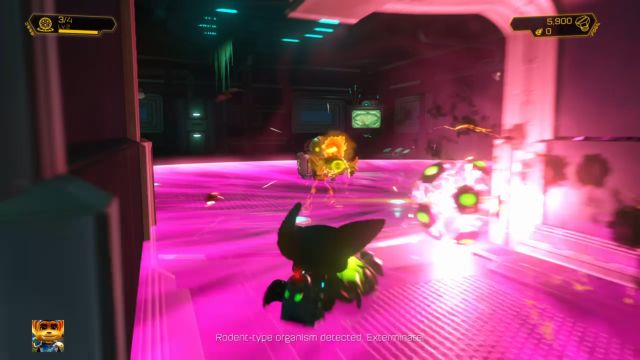 Proton Drum is extremely effective in small, closed areas. - Ratchet & Clank: Planet Rilgar - Walkthrough - Walkthrough - Ratchet and Clank Game Guide & Walkthrough