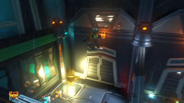 And heres the Gold Bolt itself. - Ratchet & Clank: Planet Rilgar - Walkthrough - Walkthrough - Ratchet and Clank Game Guide & Walkthrough