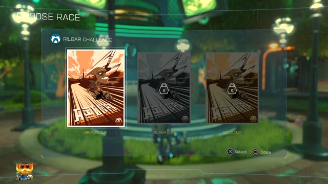 Silver and Gold levels are locked. - Ratchet & Clank: Planet Rilgar - Walkthrough - Walkthrough - Ratchet and Clank Game Guide & Walkthrough
