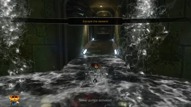 After activating the button you must hurry up. - Ratchet & Clank: Planet Rilgar - Walkthrough - Walkthrough - Ratchet and Clank Game Guide & Walkthrough