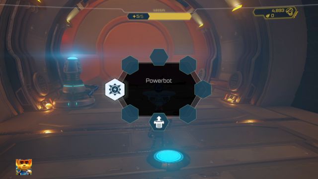 From now on you will be able to freely transform robots you pick up. - Ratchet & Clank: Planet Nebula G34 - Walkthrough - Walkthrough - Ratchet and Clank Game Guide & Walkthrough