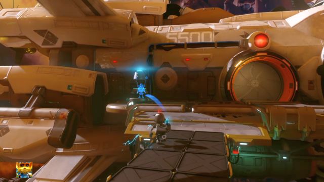 Head to the next room. - Ratchet & Clank: Planet Nebula G34 - Walkthrough - Walkthrough - Ratchet and Clank Game Guide & Walkthrough