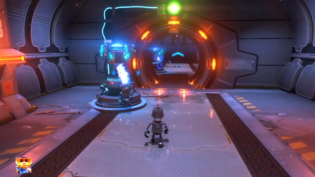Get back to the previous room. - Ratchet & Clank: Planet Nebula G34 - Walkthrough - Walkthrough - Ratchet and Clank Game Guide & Walkthrough