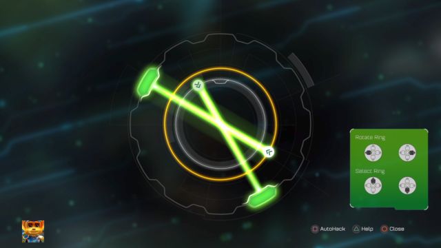 The correct laser arrangement. - Ratchet & Clank: Planet Nebula G34 - Walkthrough - Walkthrough - Ratchet and Clank Game Guide & Walkthrough