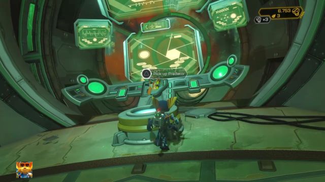 The location of the Predator Launcher. - Ratchet & Clank: Planet Nebula G34 - Walkthrough - Walkthrough - Ratchet and Clank Game Guide & Walkthrough