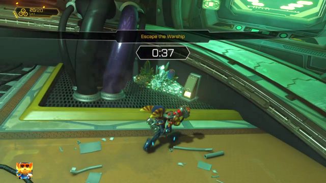 Dont forget to collect Raritarium from a deposit. - Ratchet & Clank: Planet Nebula G34 - Walkthrough - Walkthrough - Ratchet and Clank Game Guide & Walkthrough