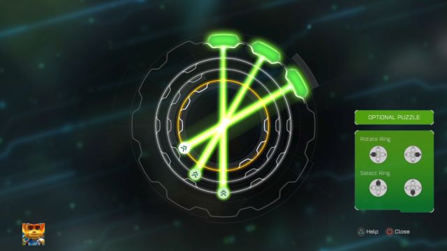 The correct laser arrangement. - Ratchet & Clank: Planet Nebula G34 - Walkthrough - Walkthrough - Ratchet and Clank Game Guide & Walkthrough