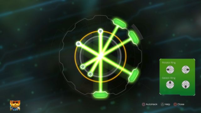 Another correct laser arrangement of a Trespasser Puzzle. - Ratchet & Clank: Planet Nebula G34 - Walkthrough - Walkthrough - Ratchet and Clank Game Guide & Walkthrough