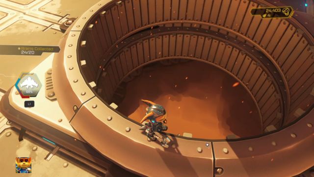 ...and the entrance on the surface. - Ratchet & Clank: Planet Gaspar - Walkthrough - Walkthrough - Ratchet and Clank Game Guide & Walkthrough